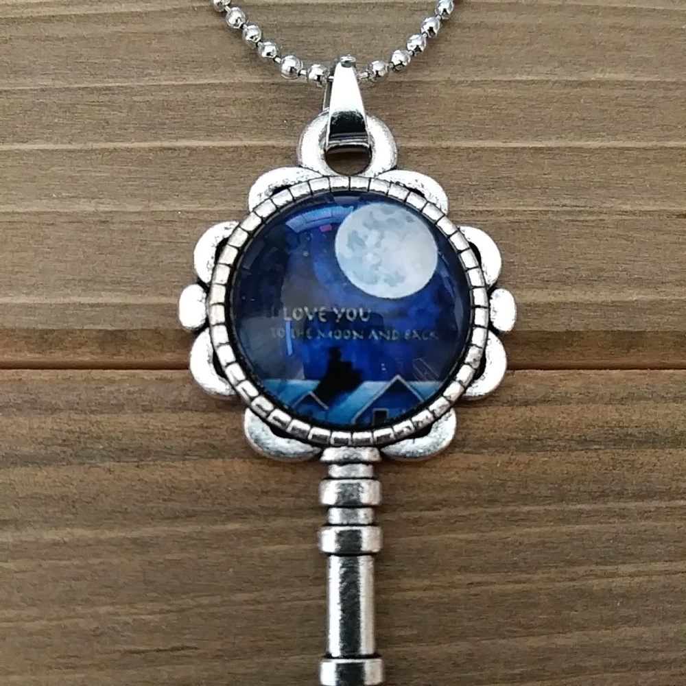 3 for $49 NEW  Love You To The Moon Necklace - Picture 3 of 5